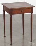 Pennsylvania Sheraton pine onedrawer stand