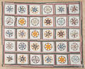 Tennessee pieced mariners compass variant quilt ca 1875