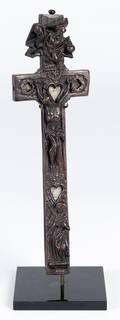 Continental carved crucifix