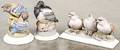 Three Boehm porcelain birds