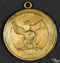 William Jennings Bryan  Arthur Sewell mechanical pendant with eagle