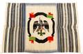 Vintage Mexican Saltillo Serape TwoSided Blanket