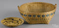 Native American woven tray 20th c