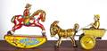 Marx tin litho windup donkey cart