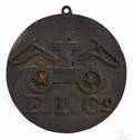 Cast iron Firemans Insurance Company of Baltimore fire mark 19th c