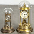 Two German anniversary clocks