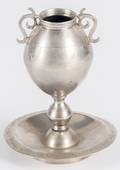South American silver mate cup