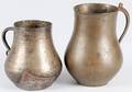 Two bronze drinking vessels