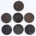 Seven Coronet Head large cents