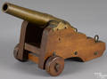 Brass signal cannon 19th c
