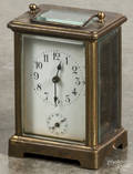 French brass carriage clock