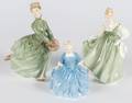 Three Royal Daulton figures