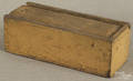 Pennsylvania painted walnut slide lid box