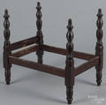 Mahogany fourposter doll bed