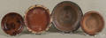 Four assorted Pennsylvania redware articles