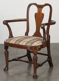 George II mahogany armchair
