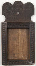Scandinavian chip carved frame