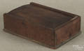 Pennsylvania walnut slide lid box
