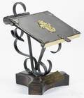 Metal table top book stand