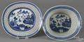Chinese export porcelain canton basket and undertray