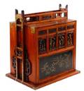 Chinese Lacquered  Brass Mounted Dowry Chest