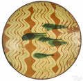 Pennsylvania redware charger ca 1800