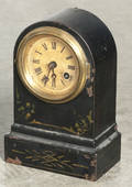 Terry Clock Co iron front shelf clock