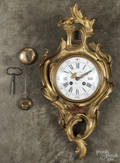 French Medaille DArgent bronze cartel wall clock