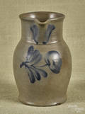 Pennsylvania salt glazed stoneware pitcher