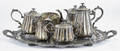 Sevenpiece silver plated tea service