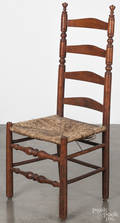 American maple ladderback side chair
