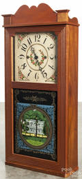 Daniel Pratt Junior mahogany shelf clock