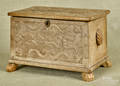 Pennsylvania carved poplar lock box