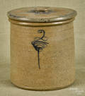 MidAtlantic twogallon stoneware covered crock