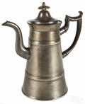 Rhode Island pewter coffee pot