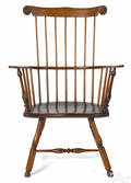 Pennsylvania combback Windsor armchair late 18th c