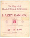 Escapologist Harry Kardoc King of All Handcuff Kings