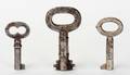 Three Short BarrelType Keys Owned by Harry Houdini