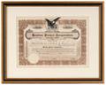 Houdini Harry Signed Stock Certificate in the Houdini