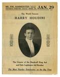 Houdini Harry Victoria Theatre Handcuff King Program