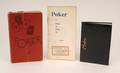 75 Group of three miniature books about Poker