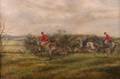 Vintage Giclee Hunt Scene Print