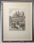 Tubingen Pencil Signed Etching