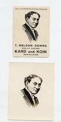 85 Downs T Nelson Archive of 13 pieces of ephemera