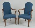Pair of Queen Anne Style Armchairs