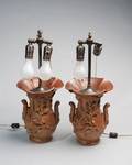 A Pair of 19th C Stoneware Vases