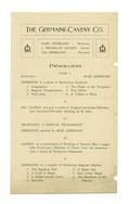 144 Germain Karl GermaineCaveny Co handbill 1900