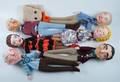 Vintage Handmade Puppets Six 6