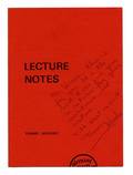 138 Wonder Tommy Jos Bema Lecture Notes signed and