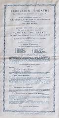 177 Carter Charles Carter the Great playbill on silk